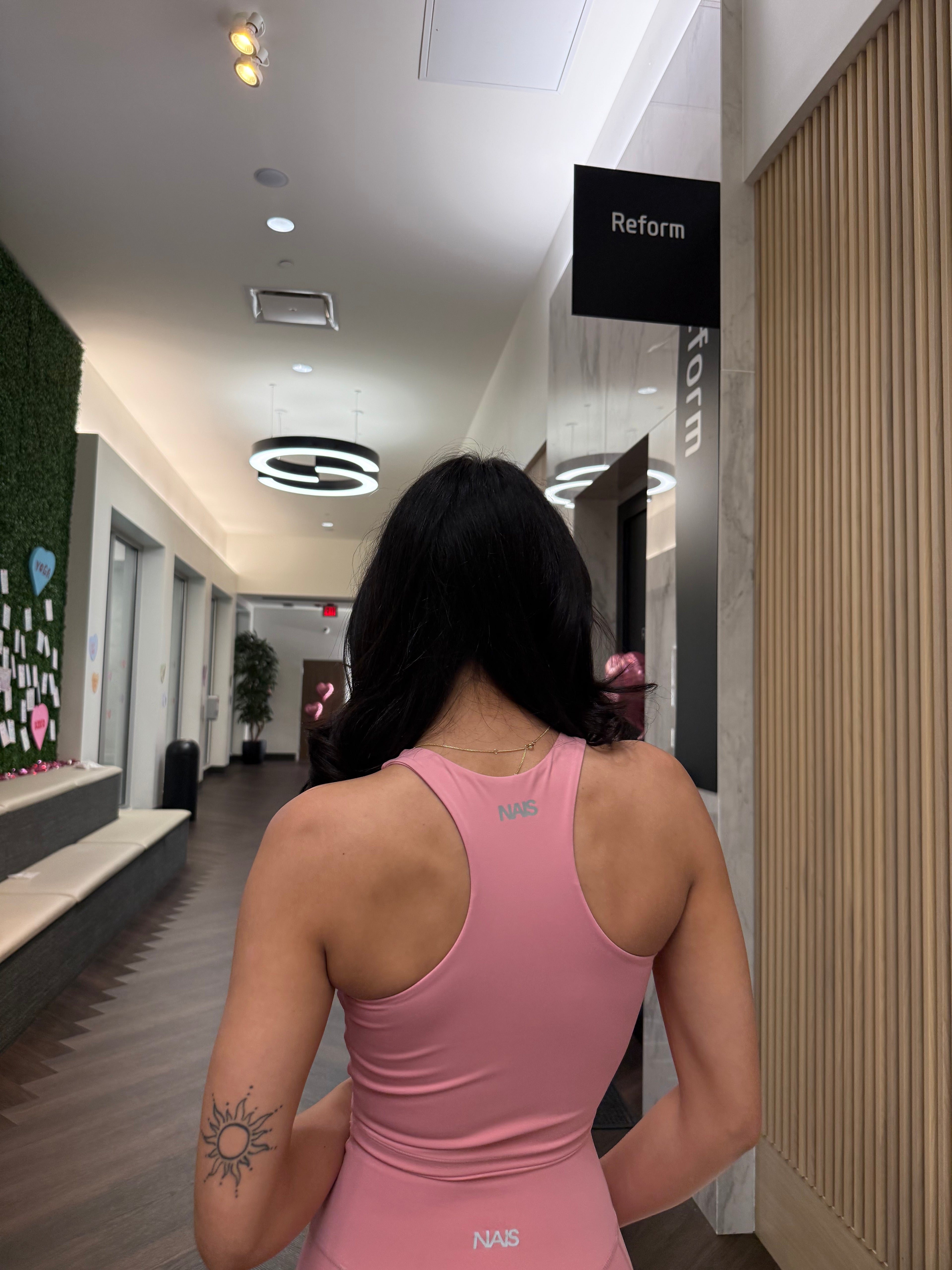 NAIS Pink Bra Tank
